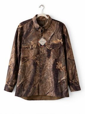 NWT White Water Outdoors Real Tree Camo Button Down Long‎ Sleeve Hunting Shirt